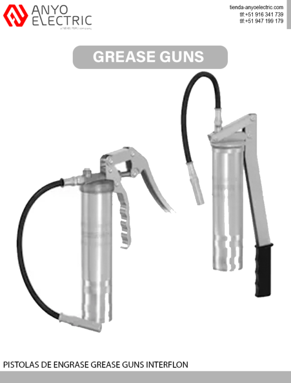 Pistolas de engrase grease guns