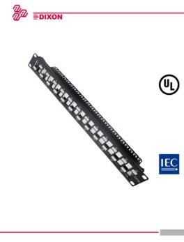 6AIDAE Placa Patch Panel de 24 puertos Cat.6A DIXON