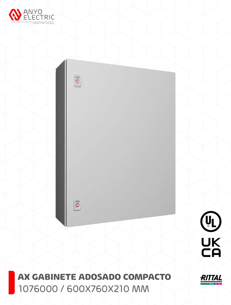 1180000 AX GABINETE ADOSADO 800X1000X300 MM RITTAL - Anyo Electric