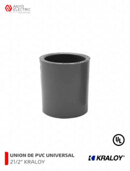 UNK212 UNION DE PVC UNIVERSAL 21/2" KRALOY